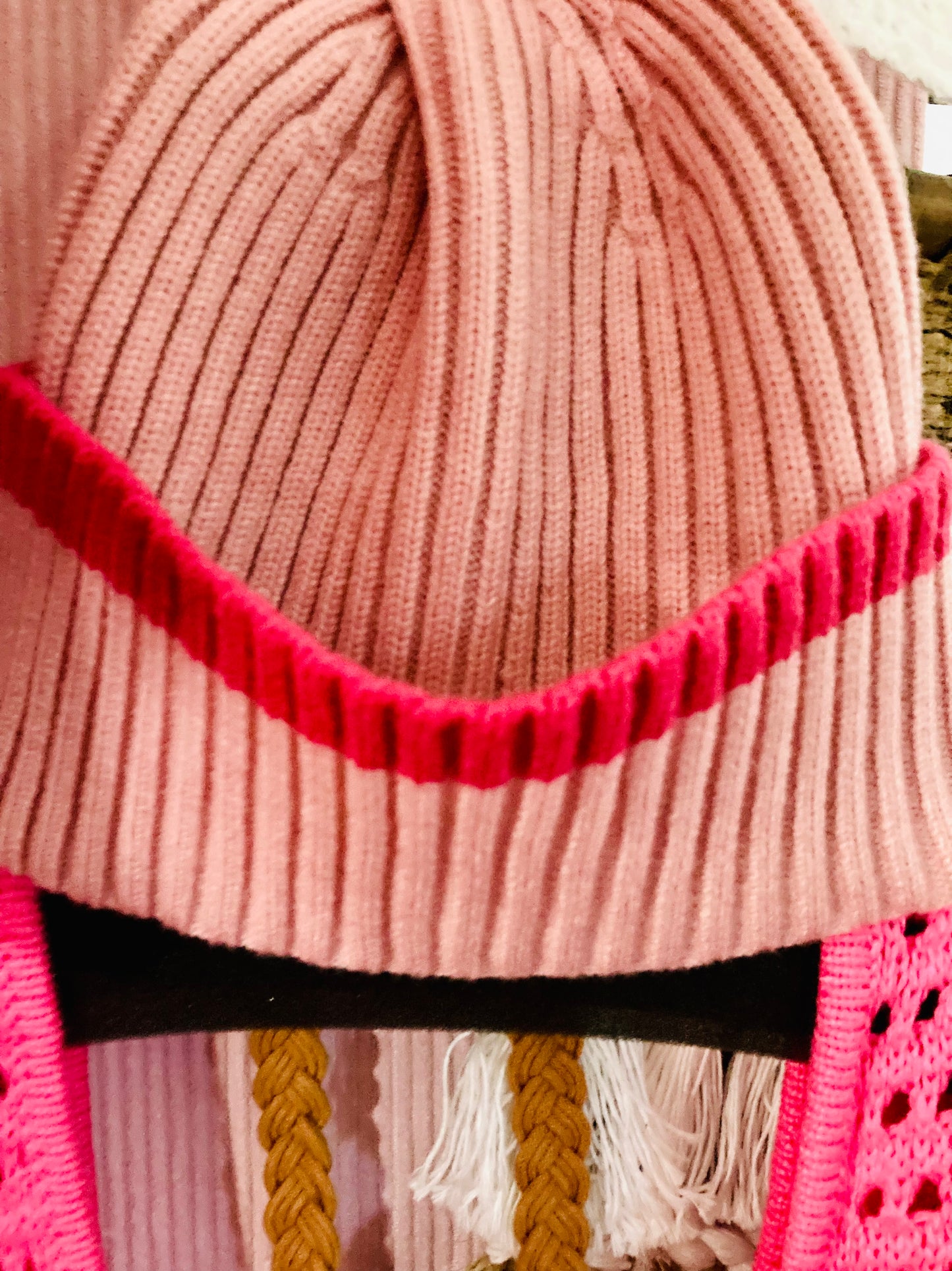 Crutch knit top and hat